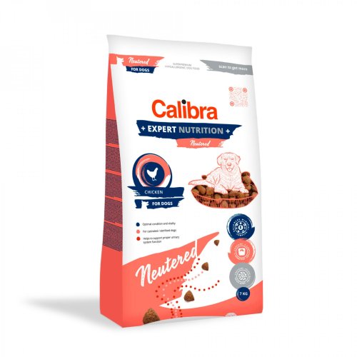 Dry food for neutered dogs Calibra