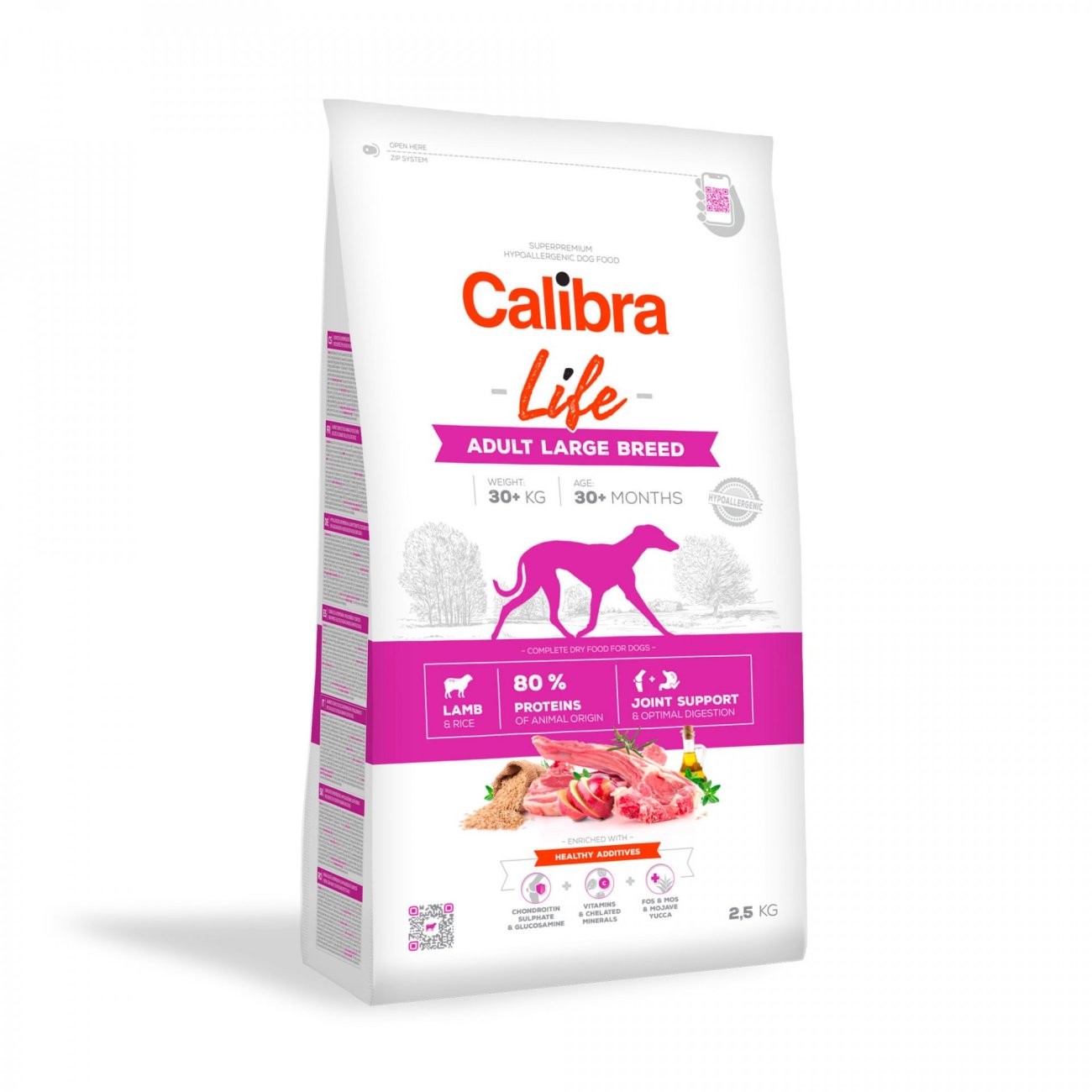 Calibra Dog Life Adult Large Breed Lamb  2,5kg